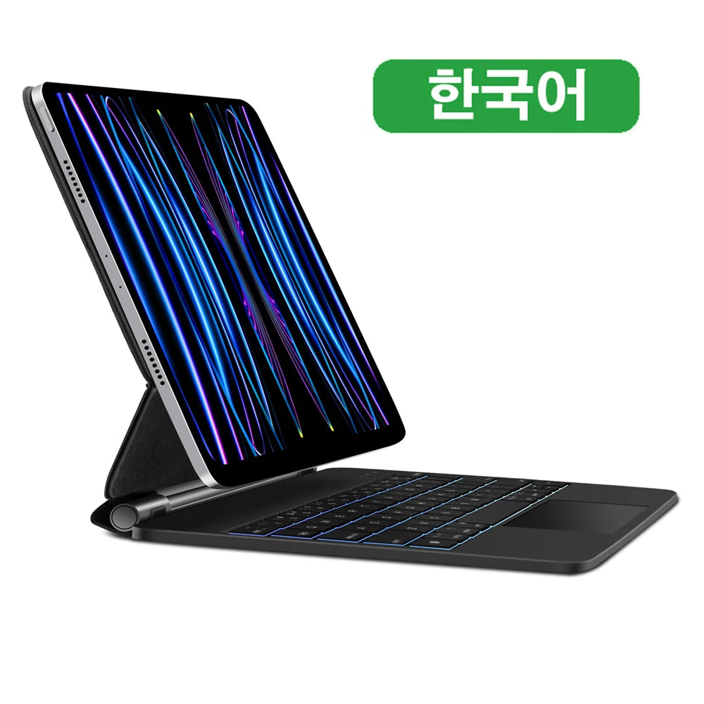 iPad keyboard case with trackpad pour une productivité optimale et un confort d'utilisation.